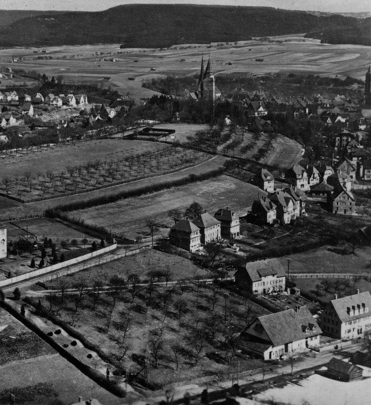 Ansichten Luftbilder 1930 Um1935 AltesKrankenhaus um 1935 03.jpg