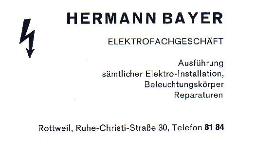Themen 2001 Februar2001 Branchenverzeichnis 1972 Elektro Werbung HermannBayer HermannBayer 1972 01.jpg