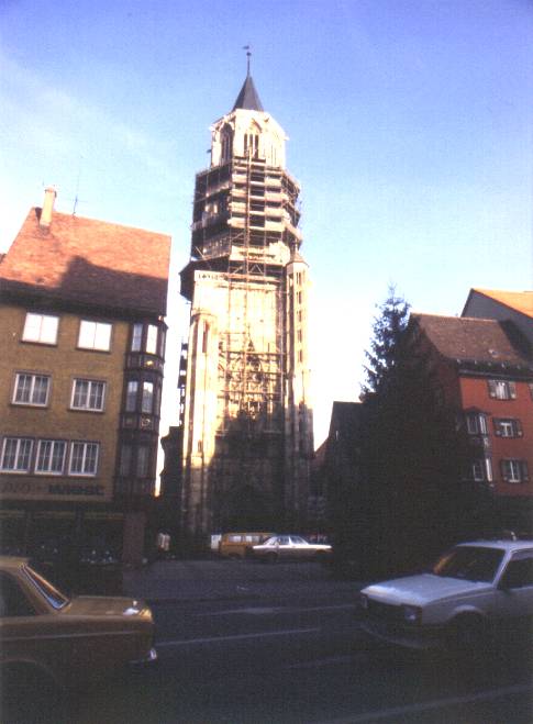 Ansichten Innenstadt Gebaeude Kapellenkirche 198X Kapellenturm 198X 01.JPG
