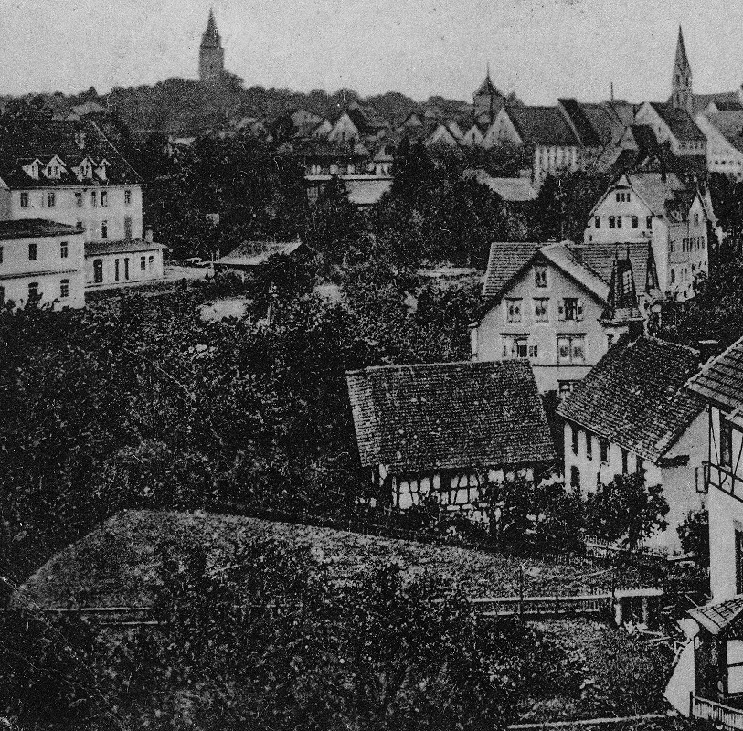 Ansichten Mittelstadt AeusserAlleenstrasse AeussereAlleenstrasse 2 Um1915 RottweilerHof Um 1915 03.jpg