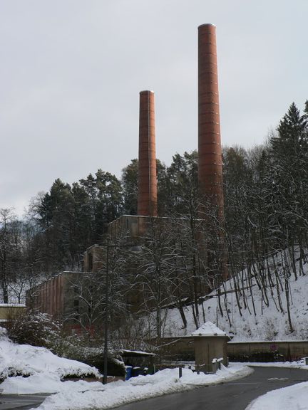 Ansichten GewerbeparkNeckartal WestlichesNeckartal Kraftwerk Februar2006 Kraftwerk 11.02.2006 01.jpg