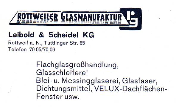 Themen 2001 Februar2001 Branchenverzeichnis 1972 Glaser Werbung LeiboldScheidel LeiboldSpeidel 1972 01.jpg