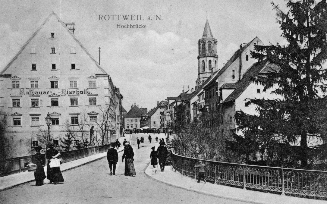 Ansichten Innenstadt Gebaeude Hochbruecke Um1910 Hochbruecke Um 1910 01.jpg