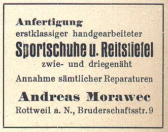 Themen 2001 Februar2001 Branchenverzeichnis 1972 Schuhmacher Werbung AndreasMorawec AndreasMorawec 1950 01.jpg