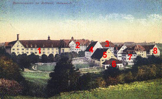 Datei:Ansichten Rottenmuenster AlteBilder Bild 2 Anmerkungen Rottenmuenster Um 1920 02.jpg