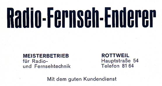 Themen 2001 Februar2001 Branchenverzeichnis 1972 Elektro Werbung Enderer Enderer 1972 01.jpg