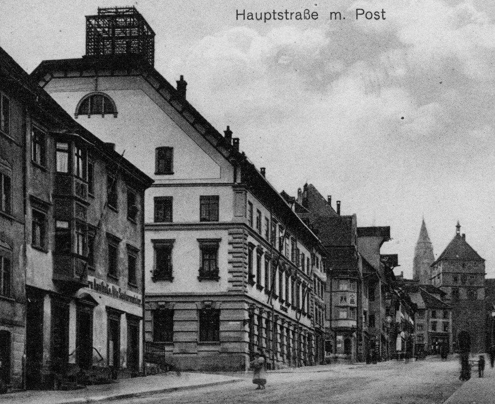 Ansichten Innenstadt ObereHauptstrasse Hauptstrasse 26 und 28 Um1910 Hauptstrasse 28 Um 1910 01.jpg