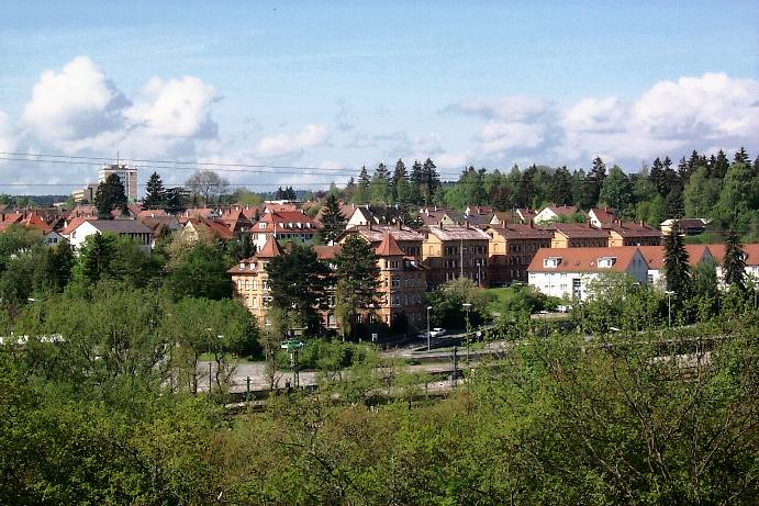Datei:Ansichten Mittelstadt Eisenbahnstrasse Insel Mai1999 EisenbahnerSiedlung 09.05.1999 02.JPG