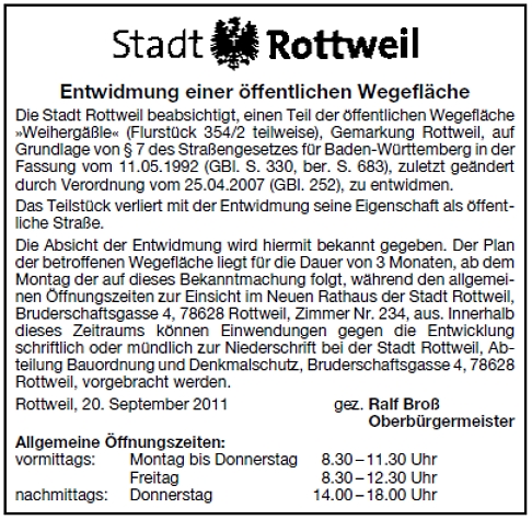 Datei:Ansichten Innenstadt Weiherweg Weihergaessle Anzeige 24.09.2011 01.jpg