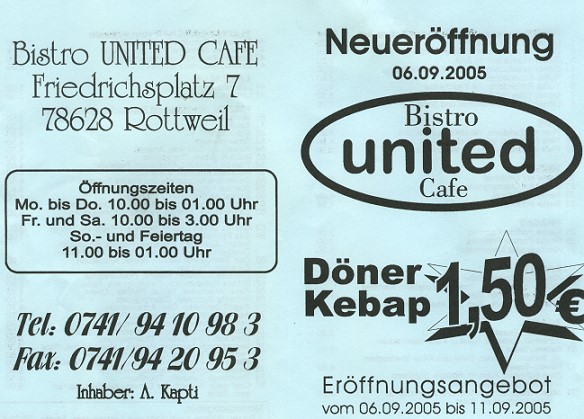Ansichten Innenstadt Friedrichsplatz Friedrichsplatz 7 September2005 Werbung UnitedCafe 01.jpg
