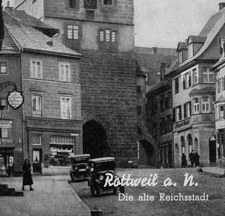 Ansichten Innenstadt Gebaeude SchwarzesTor Um1940 SchwarzesTor Um 1940 02.jpg