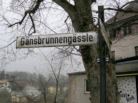 Datei:Ansichten Innenstadt Gaensbrunnengaessle Gaensbrunnengaessle 16.01.2000 03.JPG