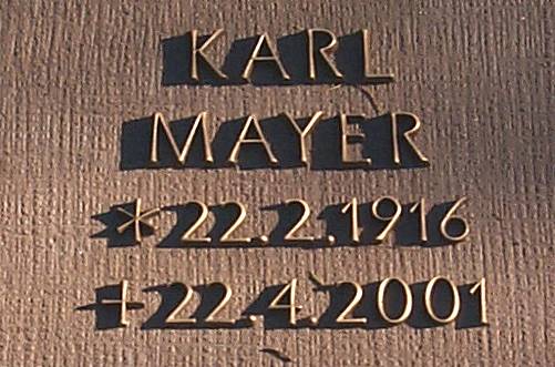 Datei:Ansichten Rottenmuenster Friedhof Graeber Karl Mayer Grab Karl Mayer 16.12.2001 02.jpg
