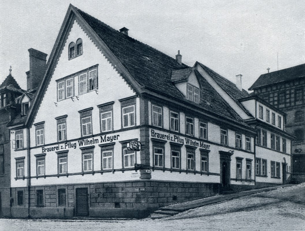 Ansichten Altstadt TuttlingerStrasse Pflug-Brauerei Um1930 Pflug-Brauerei Um 1930 01.jpg