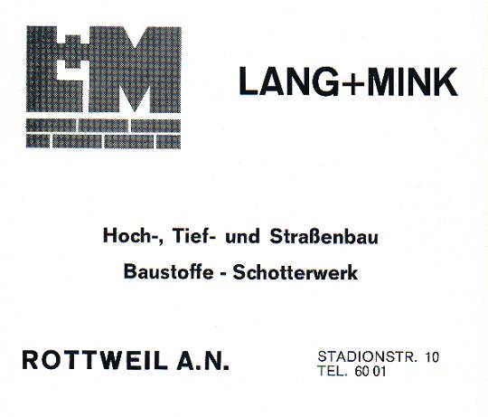 Themen 2001 Februar2001 Branchenverzeichnis 1972 Baugeschaefte Werbung LangUndMink Lang und Mink 1972 01.jpg