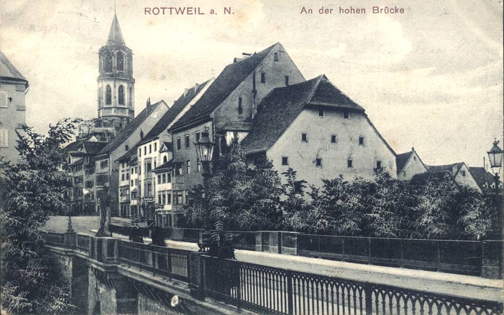 Ansichten Innenstadt Gebaeude Hochbruecke 1908 Hochbruecke 1908 01.jpg