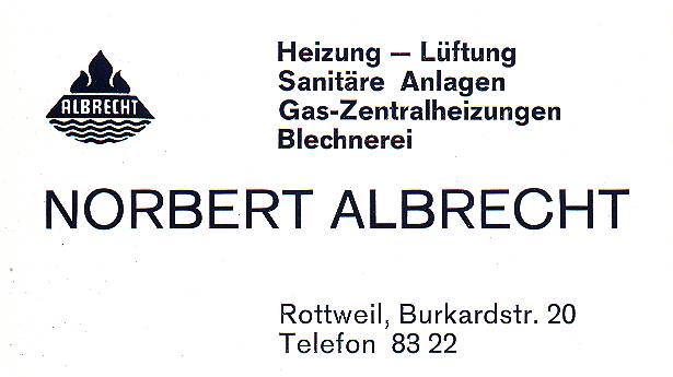 Themen 2001 Februar2001 Branchenverzeichnis 1972 Installateure Werbung Albrecht AlbrechtWerbung 1972 01.jpg