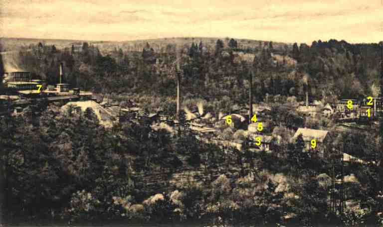 Ansichten GewerbeparkNeckartal Um1912 Pulverfabrik um 1912 Erklaerungen 01.jpg