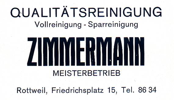 Themen 2001 Februar2001 Branchenverzeichnis 1972 ChemischeReinigungen Werbung Zimmermann Zimmermann 1972 01.jpg