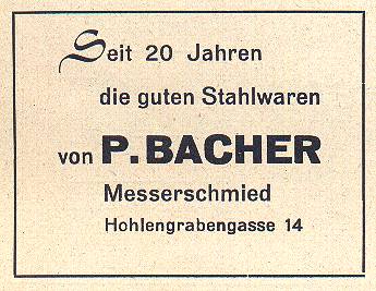 Themen 2001 Februar2001 Branchenverzeichnis 1972 Sonstiges Werbung Bacher 1950 Bacher 1950 01.jpg