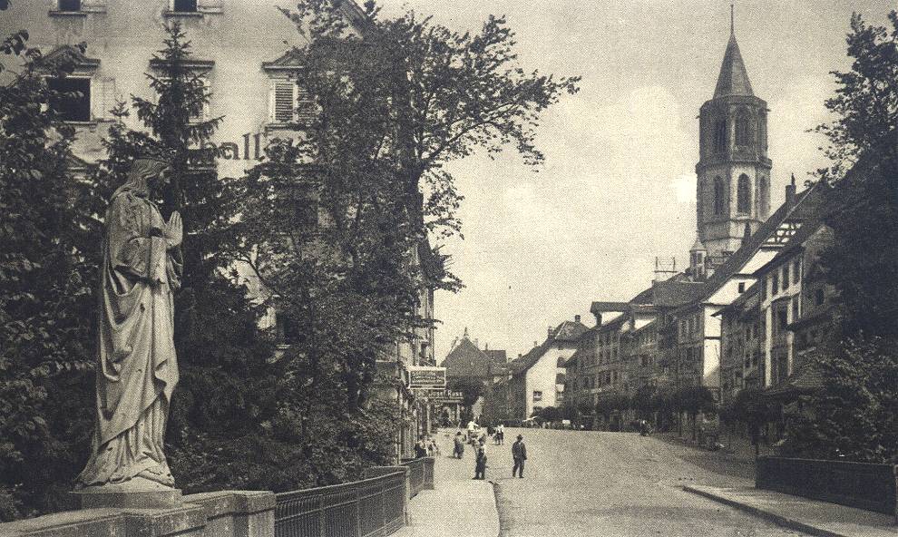 Ansichten Innenstadt Gebaeude Hochbruecke Um1930 NaechsteSeite Hochbruecke Um 1930 02.jpg