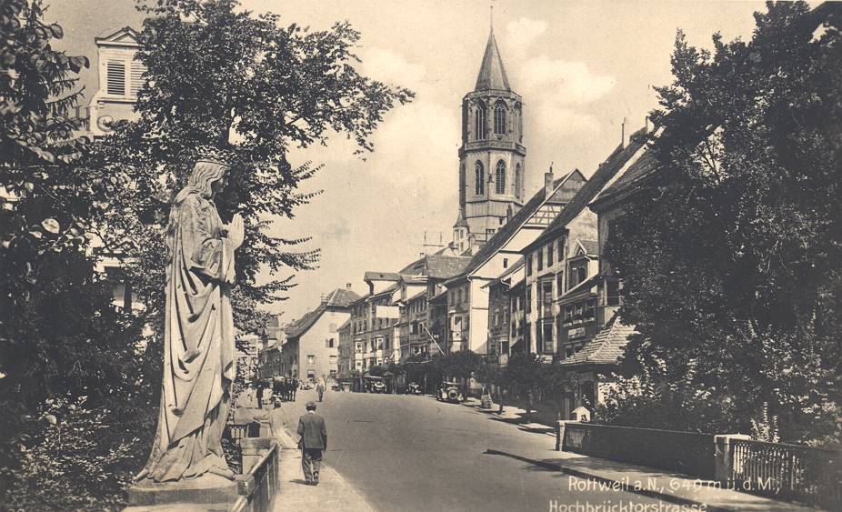 Ansichten Innenstadt Gebaeude Hochbruecke Um1930 Hochbruecke Um 1930.jpg