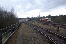 Um den Rottweiler Bahnhof am 21. März 2010