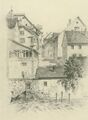 O.Hölder Juli 1888, Blick in die Suppengasse, Copyright: RW-Bilder & B.Raschke