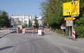 Sanierung der Oberndorfer Straße am 10. April 2011