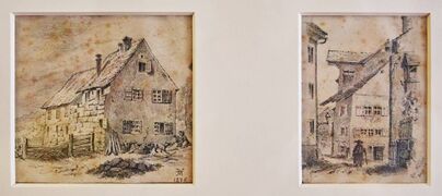 Boltengaessle und Stadtmauer Flöettlinstor Oskar Hoelder 1876 1877 SDQH0980.jpg