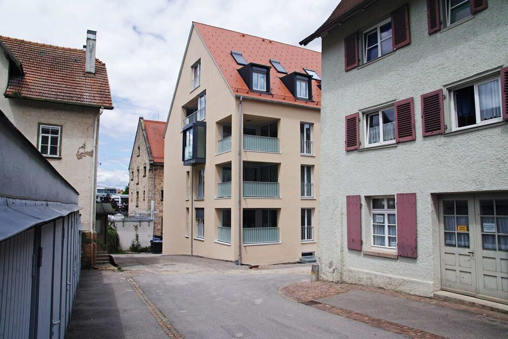 Neues Wohn- und Geschäfzshaus in der Hinteren Höllgasse 2 im Mai 2019