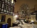 Wintereinbruch, Samstagabend 17.02.2018 in der Innenstadt, Copyright: W. Schwenk